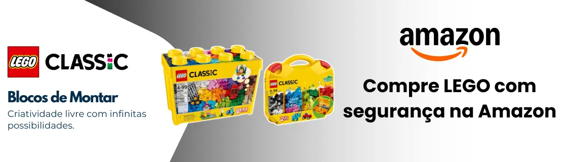 Loja LEGO na Amazon. Confira os melhores kits
