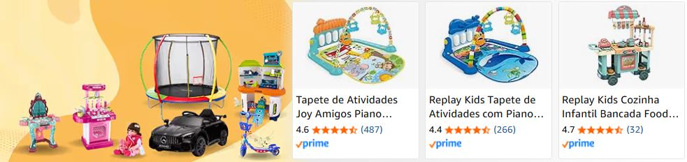 Loja de Brinquedos na Amazon