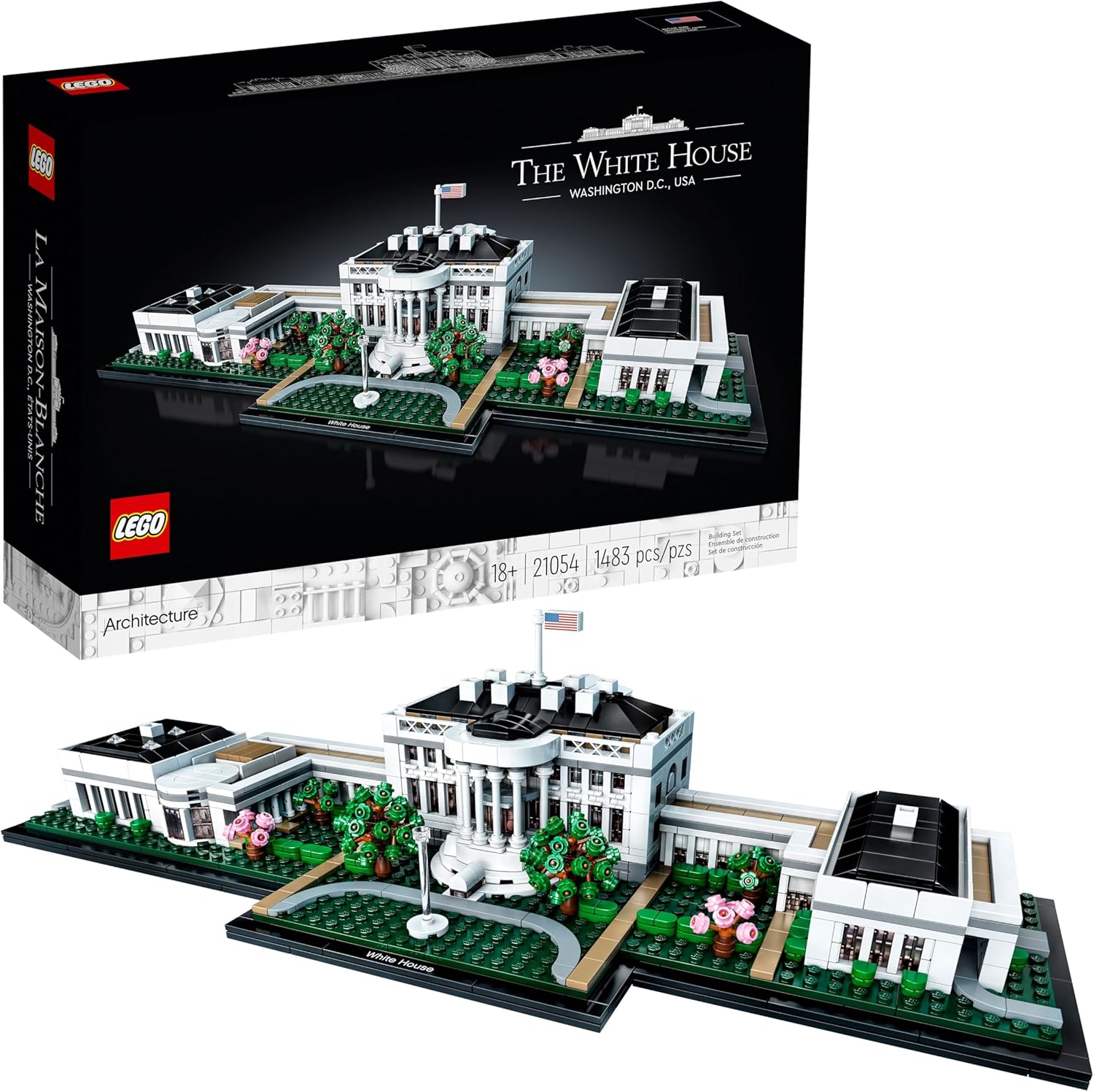 LEGO Architecture: A Casa Branca, 1483 peças
