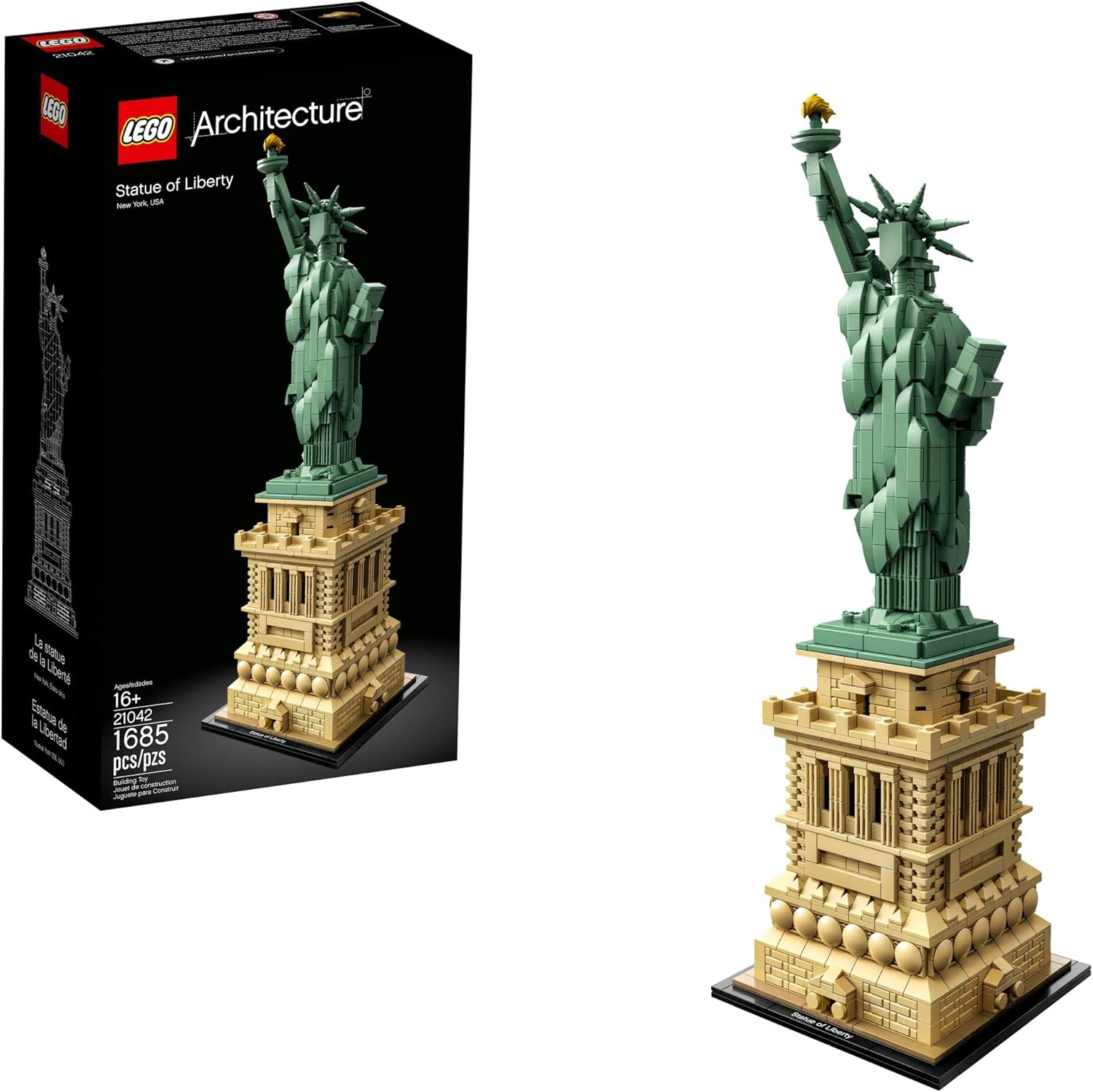 LEGO Architecture: Estátua da Liberdade, 1685 peças
