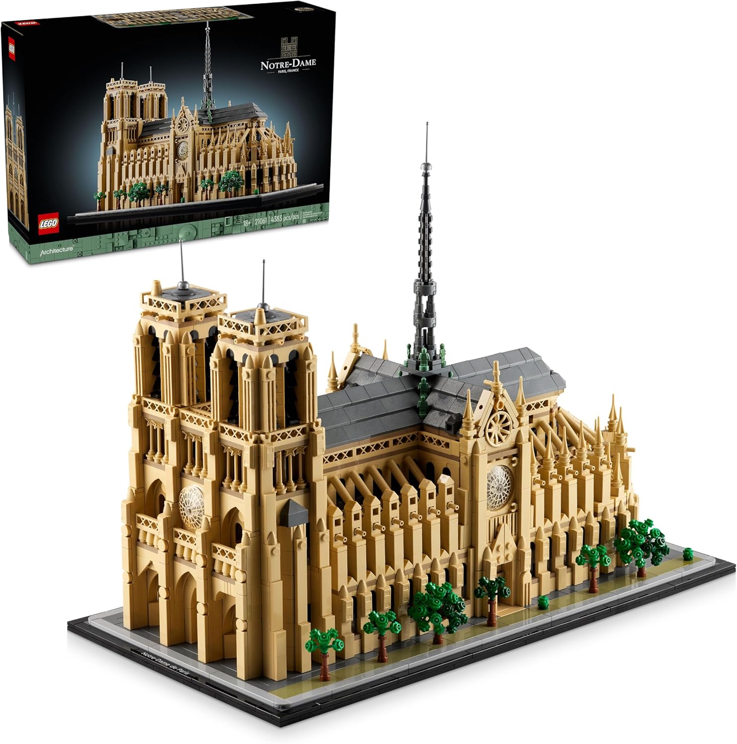 LEGO Architecture: Notre-Dame de Paris, 4383 peças