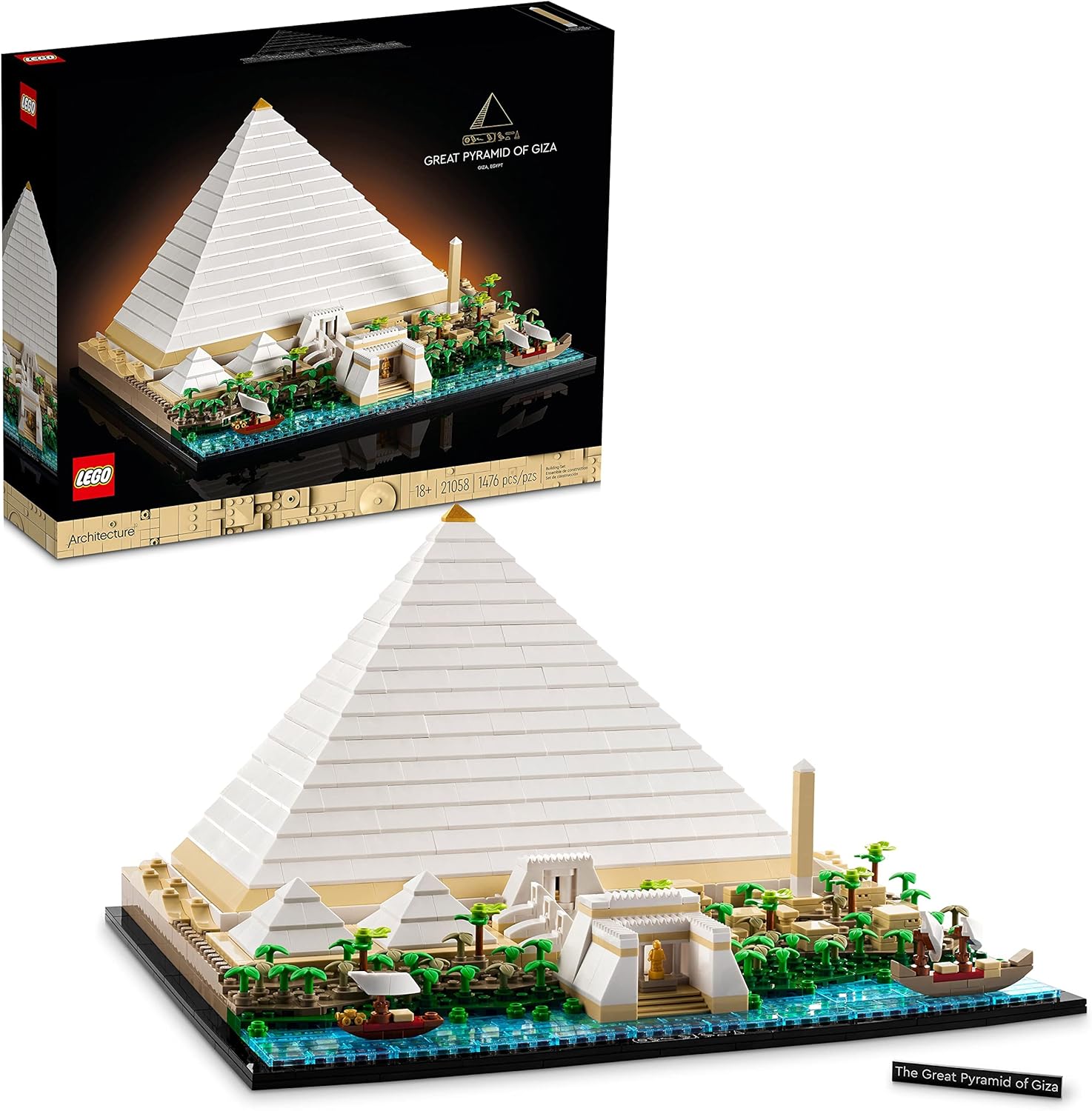 LEGO Architecture: Grande Pirâmide de Gizé, 1476 peças