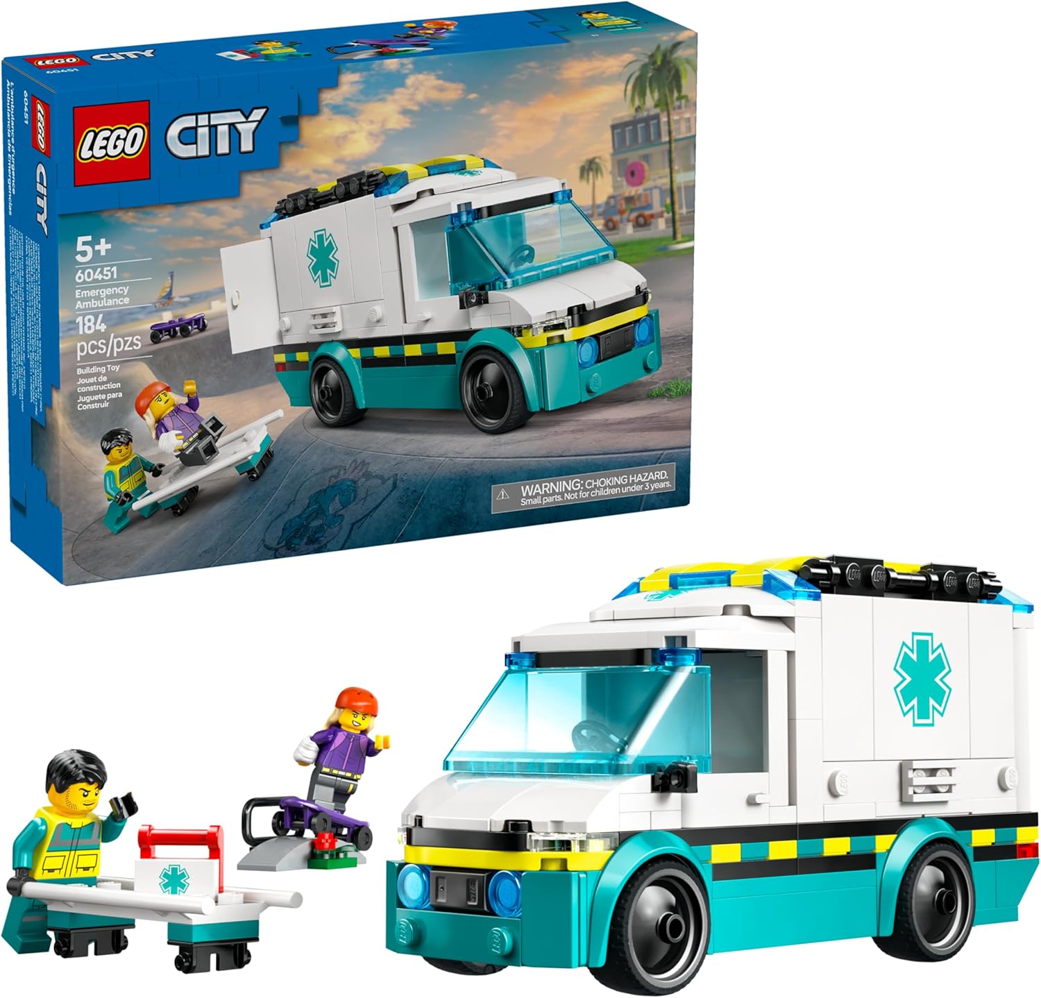 LEGO City: Ambulância de Emergência, 184 peças