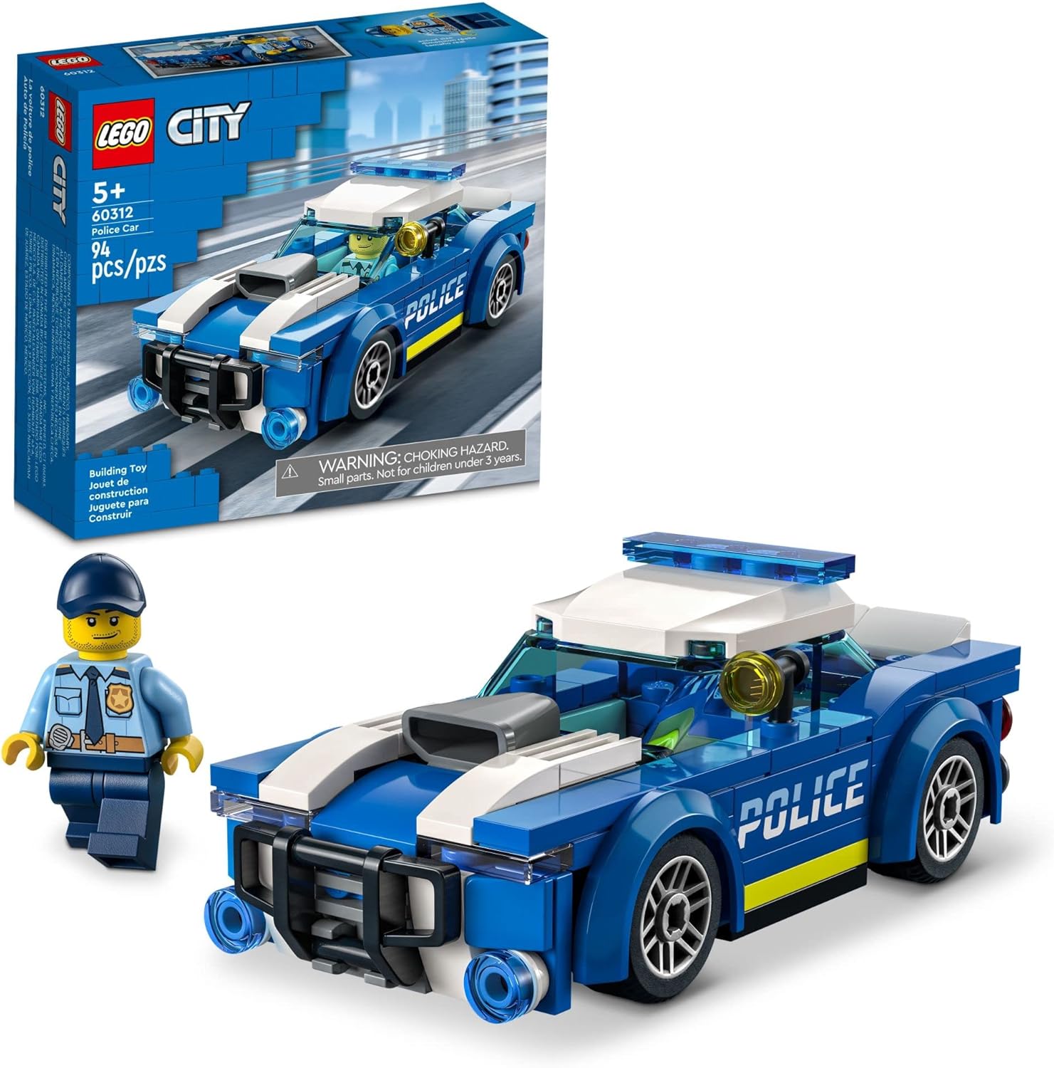 LEGO City: Carro da Polícia, 94 peças