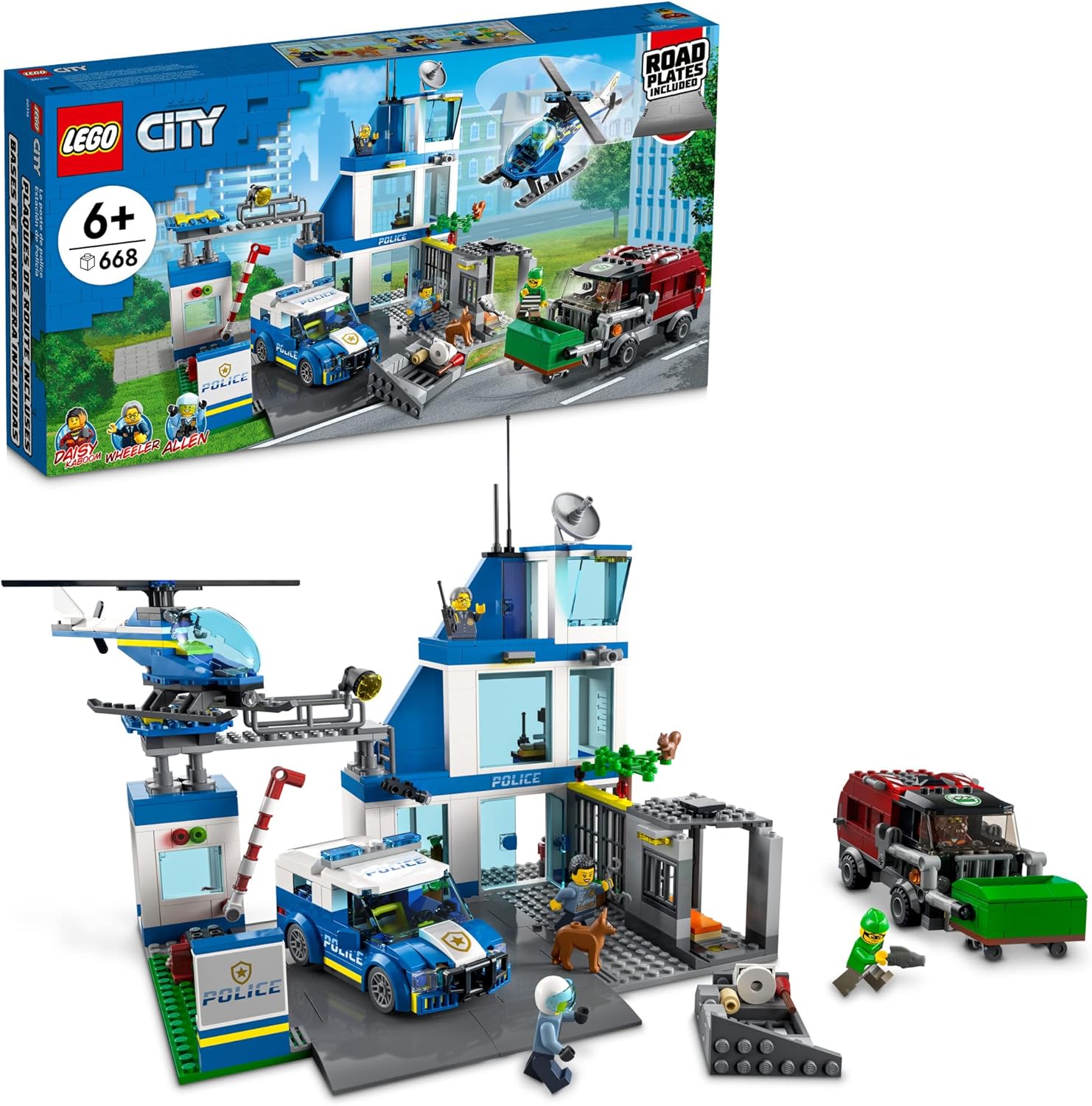 LEGO City: Esquadra da Polícia, 668 peças