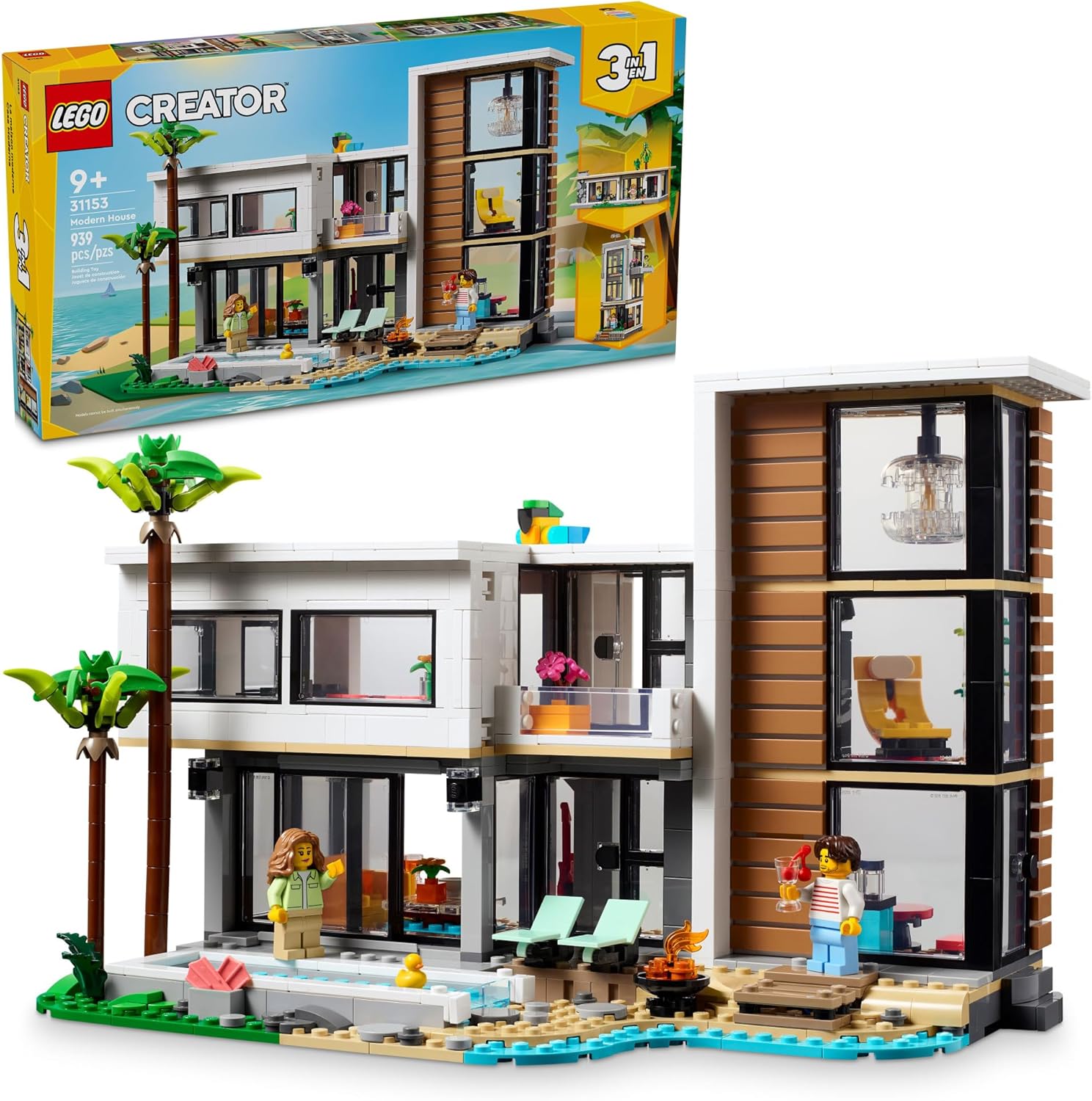 LEGO Creator 3em1: Casa Moderna, 939 peças