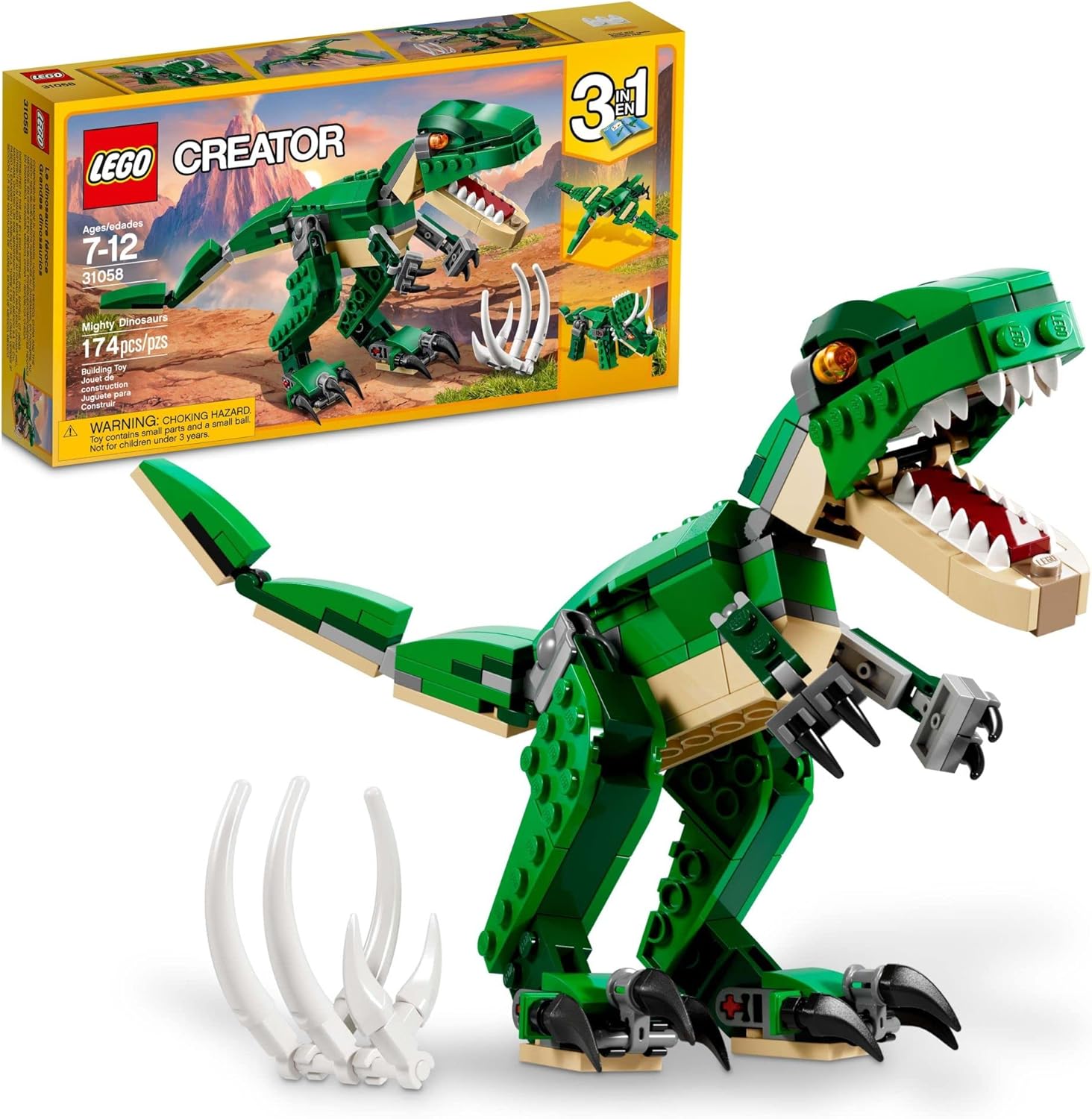 LEGO Creator: Dinossauros Poderosos, 174 peças