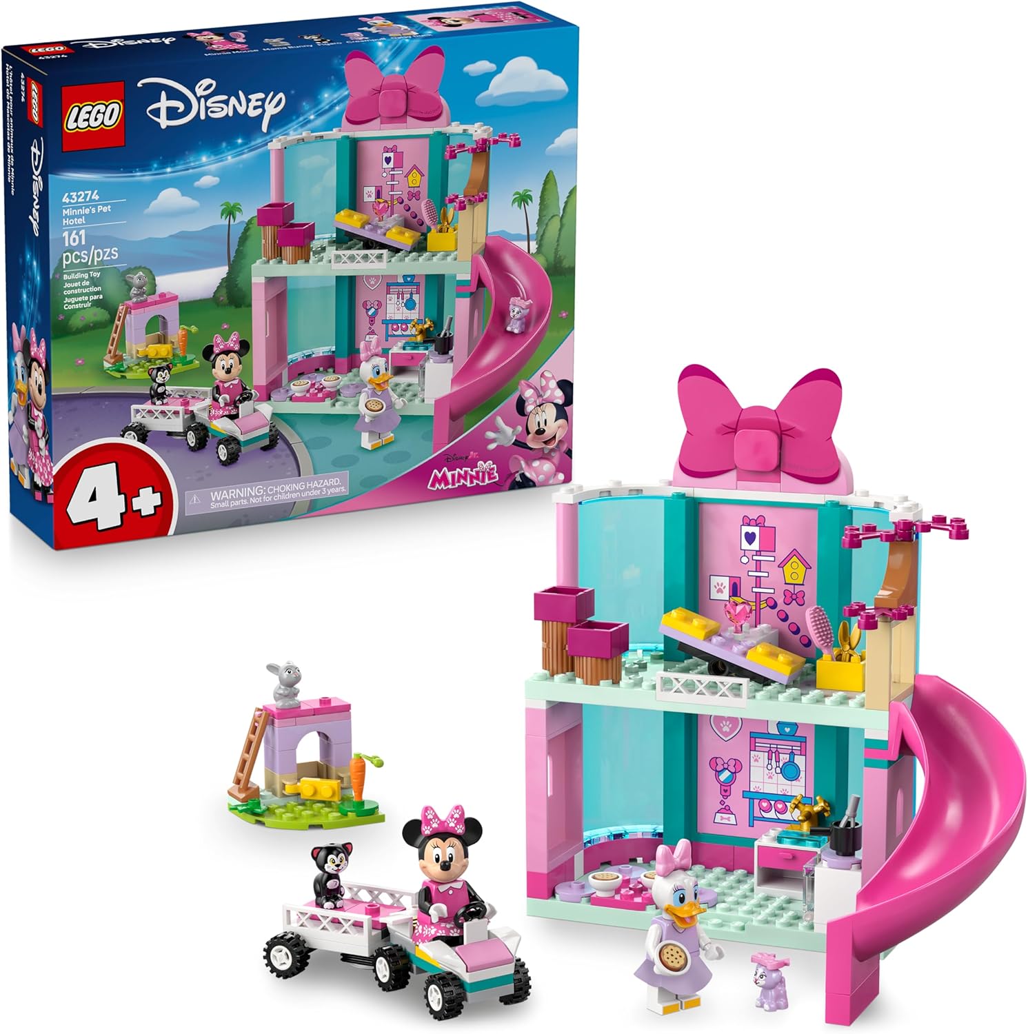 LEGO Disney Classi: Hotel para Animais da Minnie, 161 peças