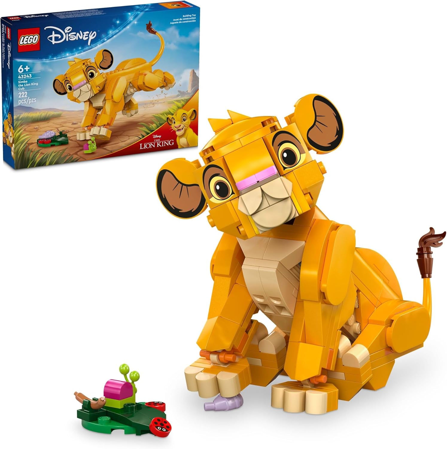 LEGO Disney Classic: O Rei Leão Simba Filhote, 222 peças