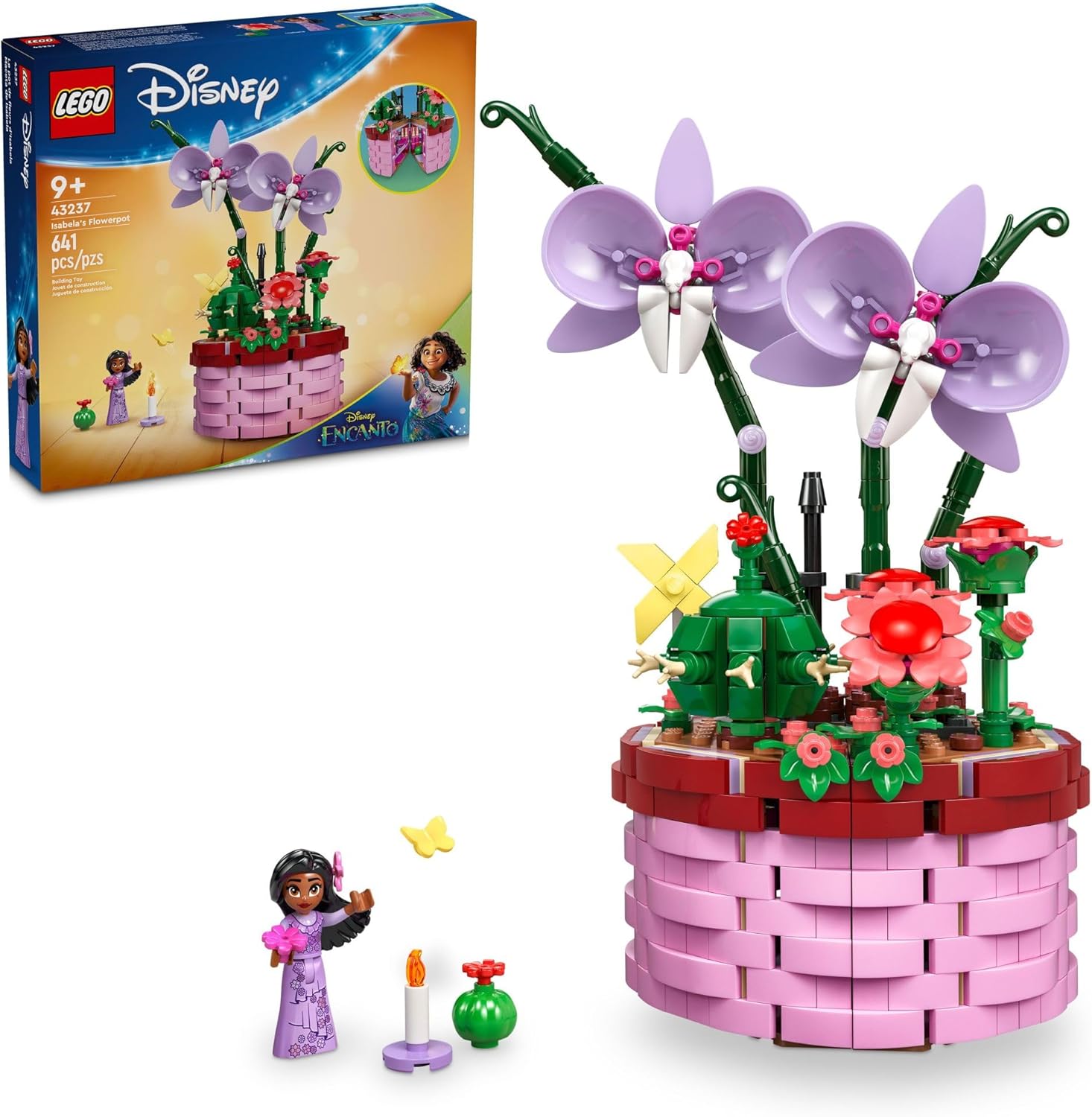 LEGO Disney Classic: Vaso de Flores da Isabela, 641 peças