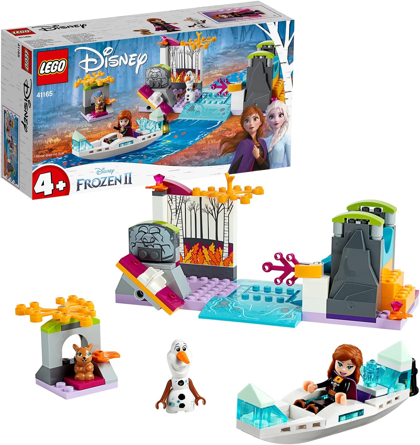 LEGO Disney Frozen: Expedição em canoa de Anna, 108 peças