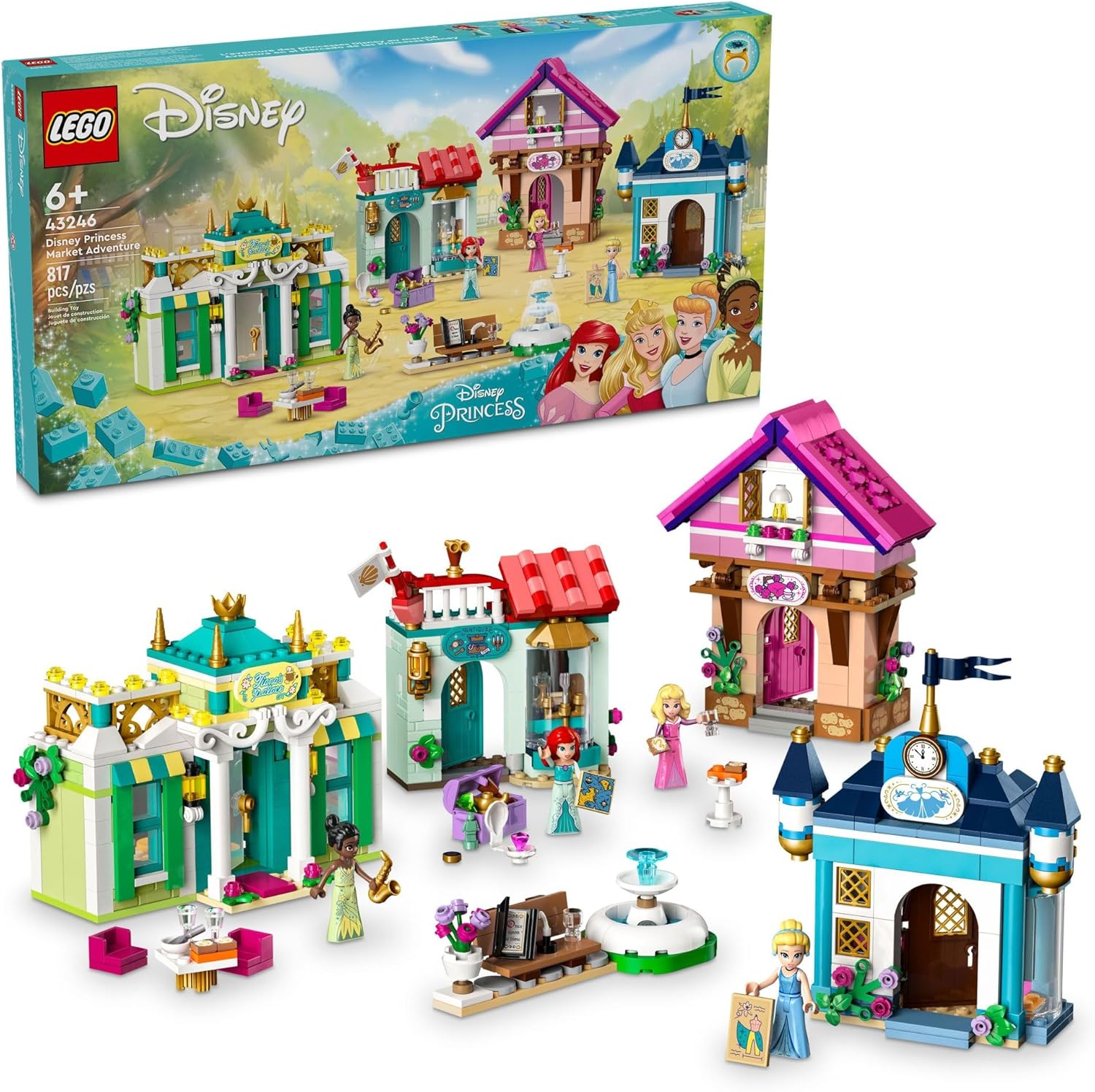 LEGO Disney Princess: Aventuras no Mercado, 817 peças