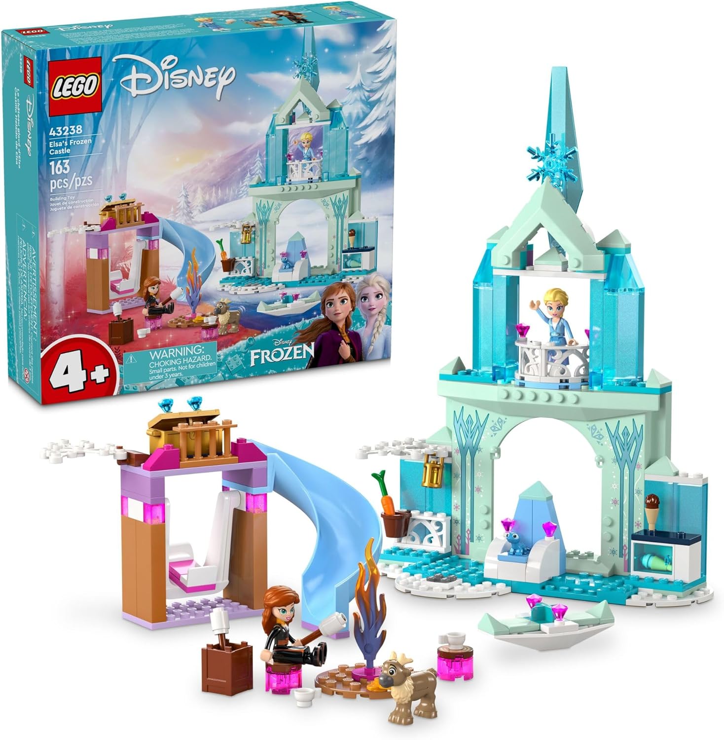 LEGO Disney Princess: Castelo Gelado da Elsa, 163 peças