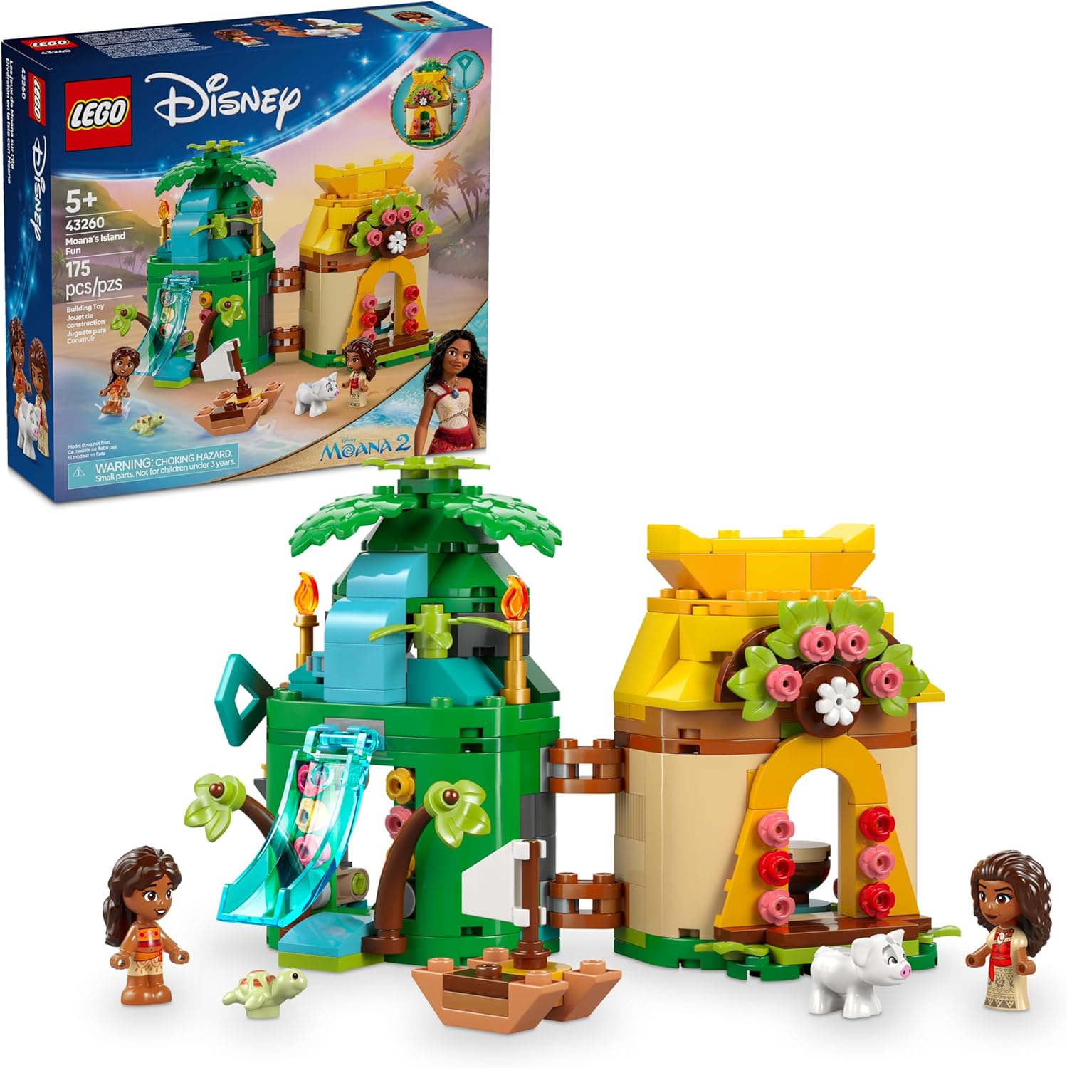 LEGO Disney Princess: Diversão na Ilha da Moana, 175 peças
