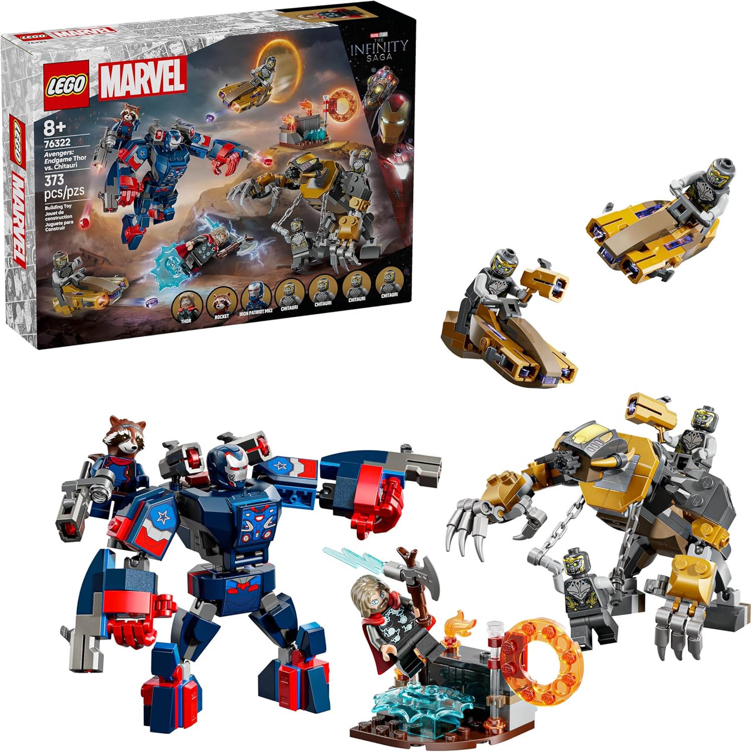 LEGO Vingadores: Ultimato Thor vs. Chitauri,  373 peças