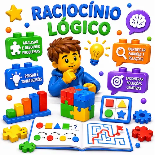 Blocos de montar LEGO para estimular o raciocínio lógico das crianças