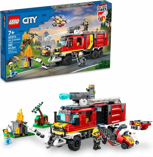 LEGO City caminhão de bombeiro com 502 peças