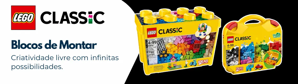 LEGO Classic - Criatividade livre para todas as idades
