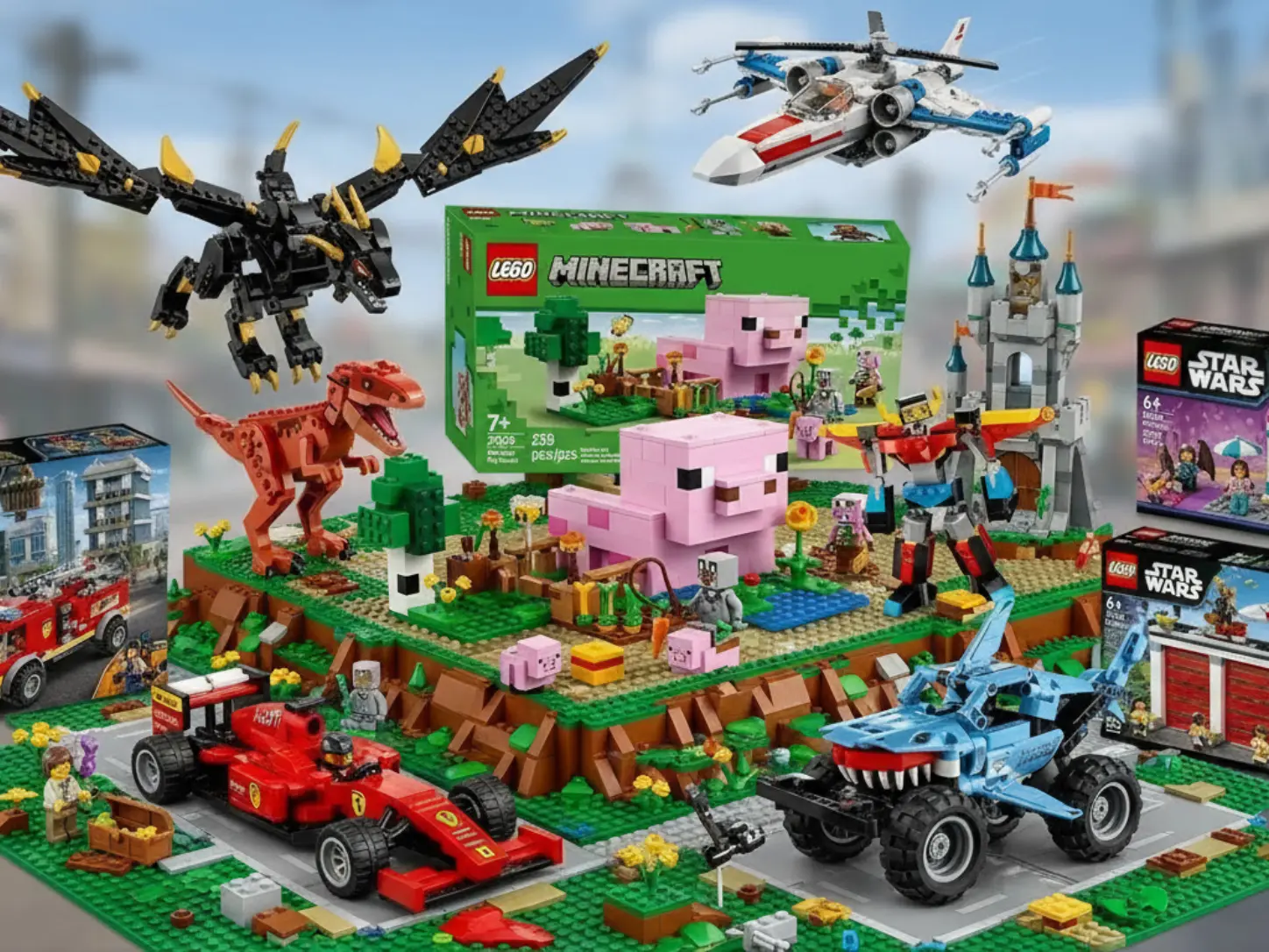 Os melhores sets LEGO até R$ 200 reais: LEGO City, LEGO Creator, LEGO Star Wars e muito mais.