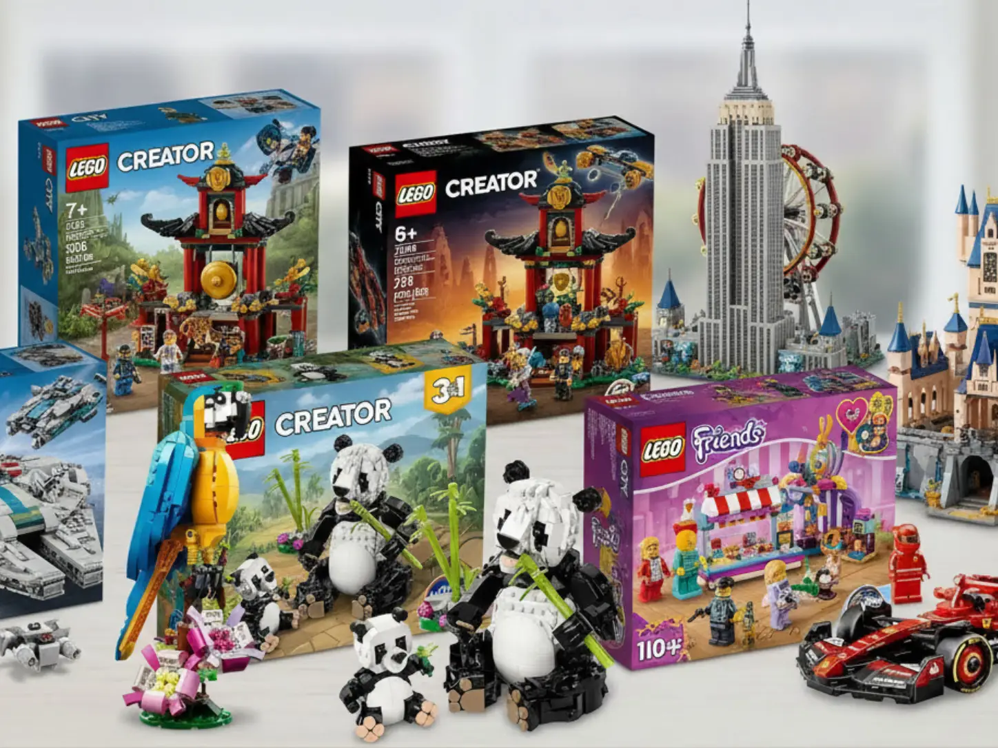 Os melhores sets LEGO até R$ 300 reais: LEGO City, LEGO Creator, LEGO Star War, LEGO Ninjago até 300 reais