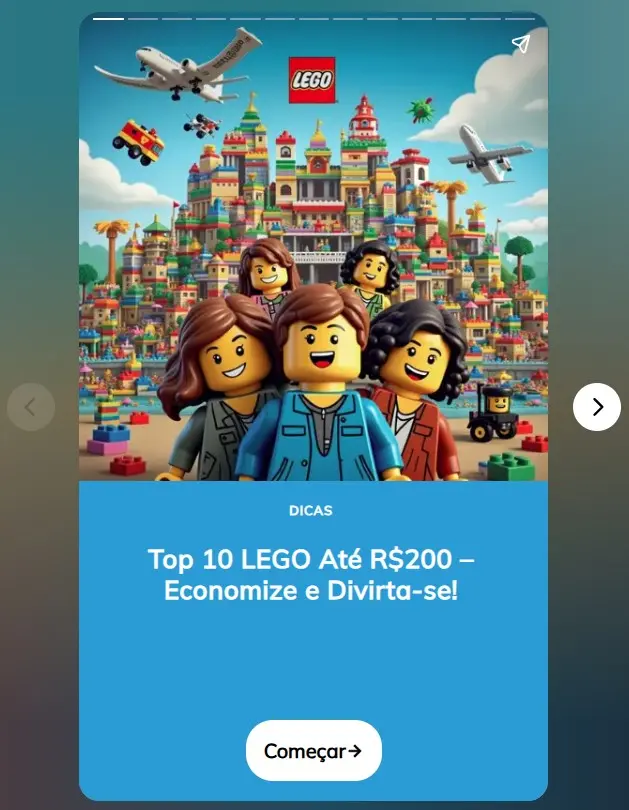 10 LEGOS até 200 reais